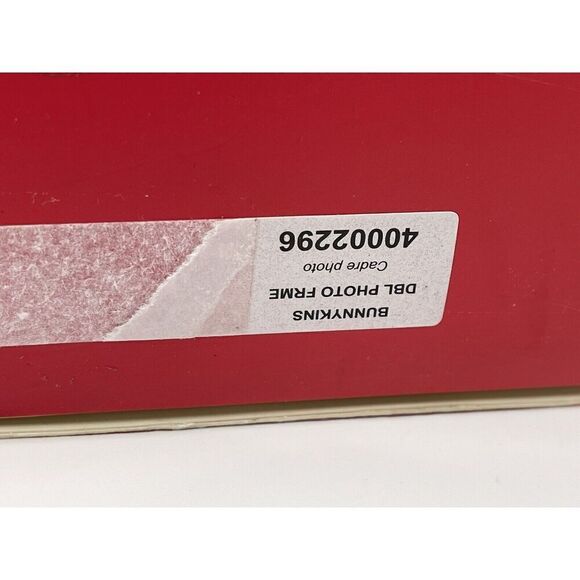 NiB Bunnykins Silver Double Frame by Royal Doulton New In Damaged Box 3.5”x3.5” - Picture 10 of 12